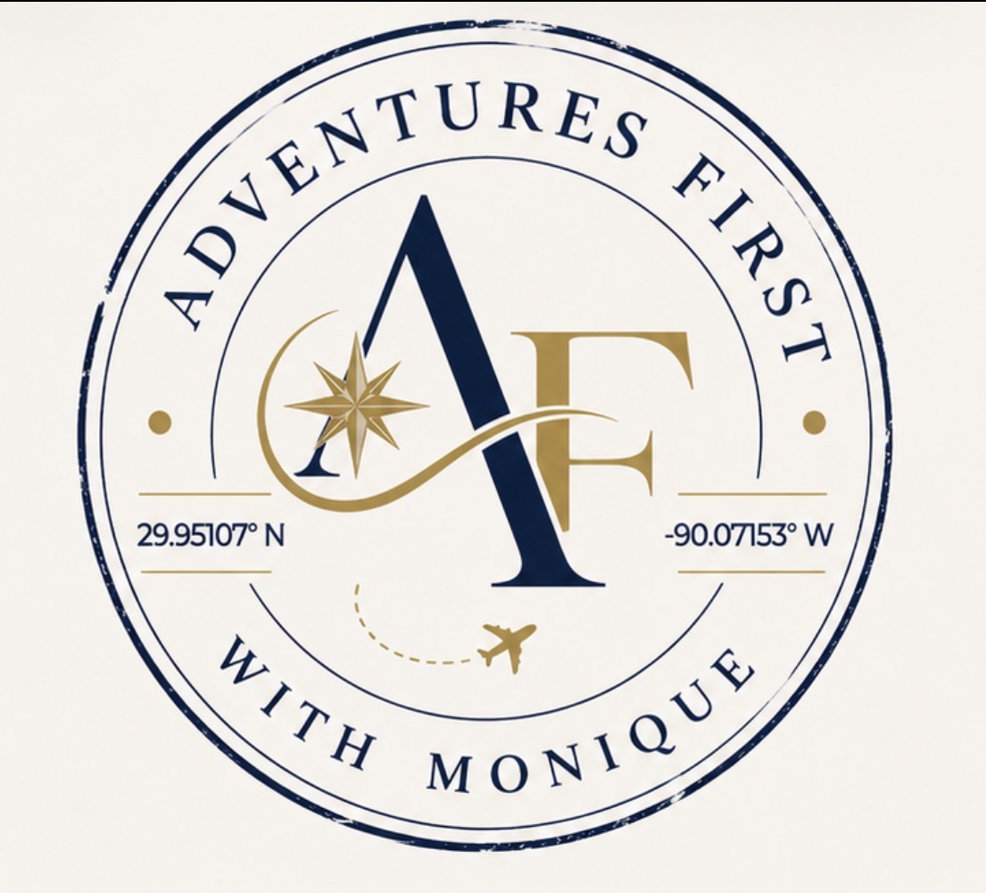 Adventures First with Monique logo